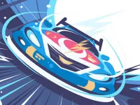 Fast Racing Car Hidden image