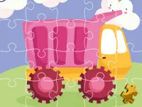 Cute Kids Trucks Jigsaw image