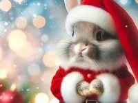 Cute Christmas Animals Jigsaw image