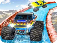 Monster Truck Water Surfing : Truck Racing Games image