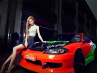 Girls and Cars Slide image