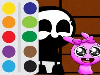 Baby Sprunki incredibox Coloring