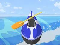 Rowing boat 3d image