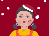 Squid Game Christmas Coloring image